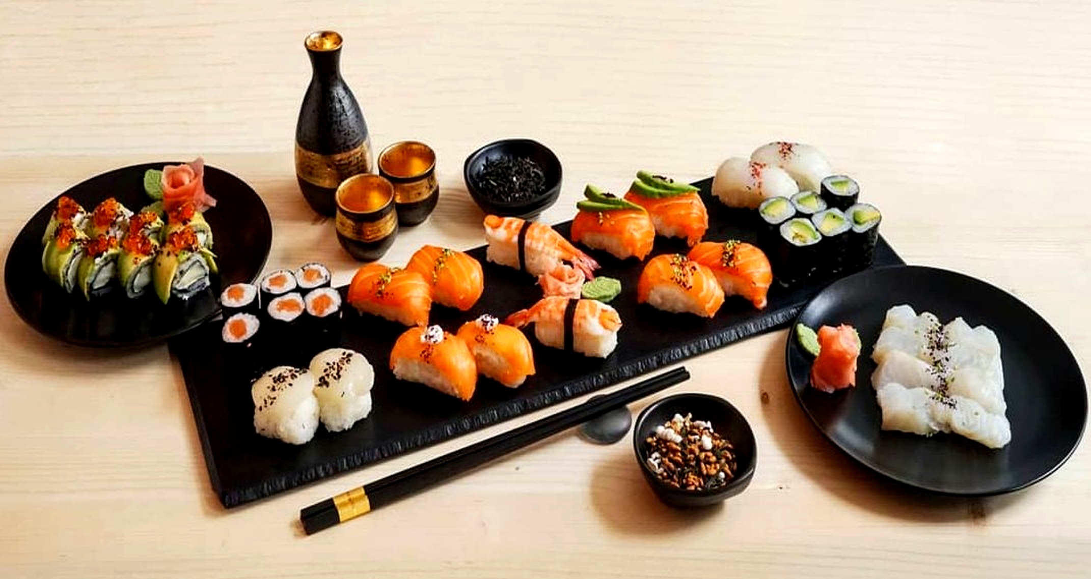 Plateau de sushis — J'adooore les sushis Libourne